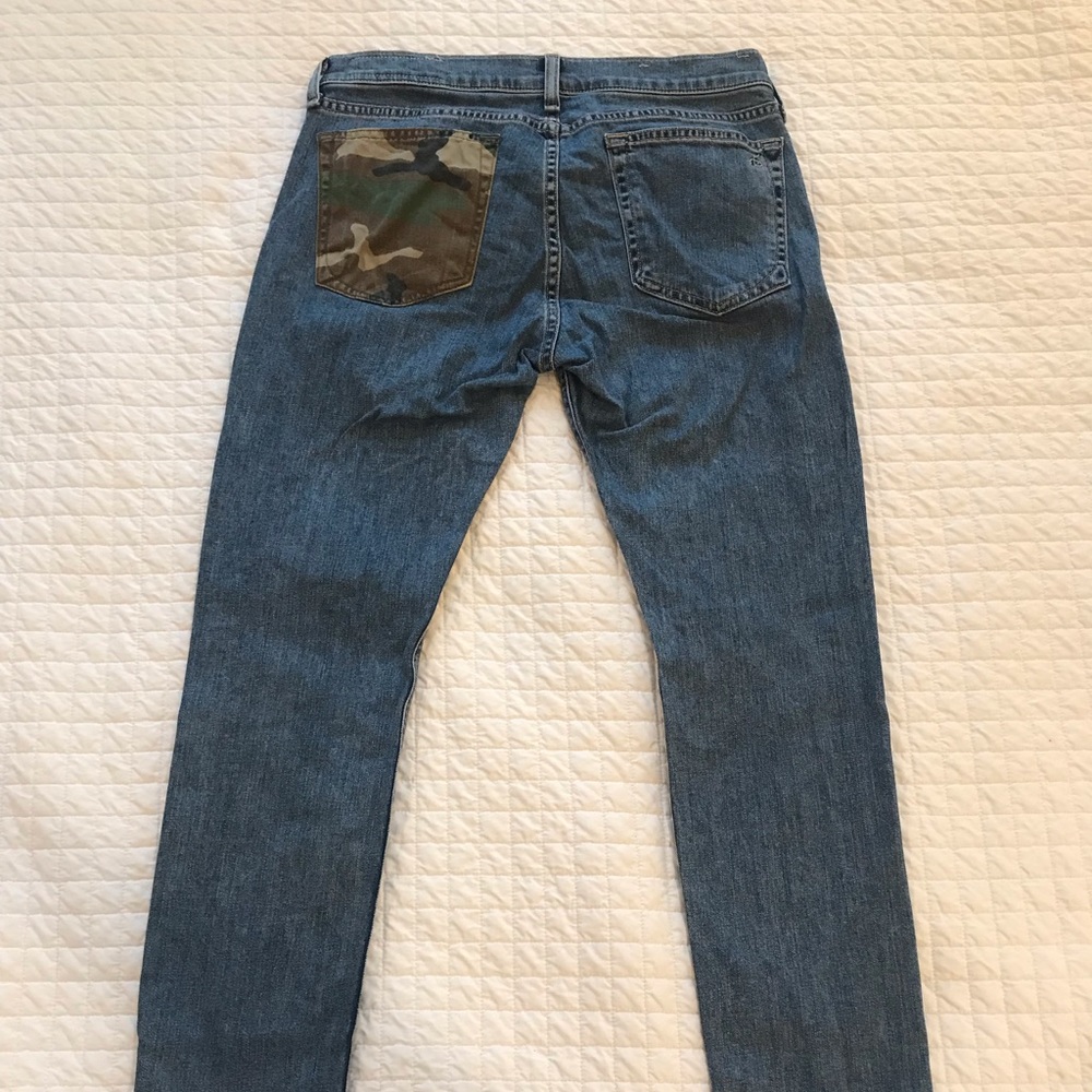 Rag and Bone Jeans Camo Pockets 27